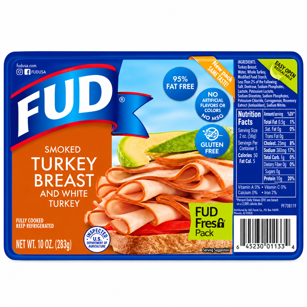 FUD Smoked Turkey Breast Sliced