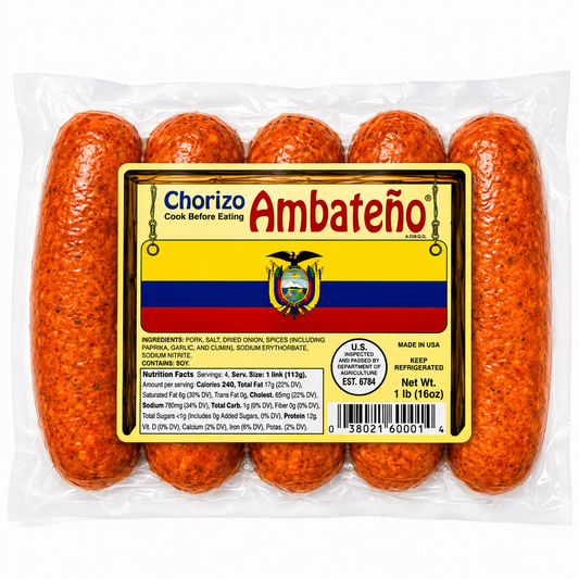 Chorizo Ecuatoriano Ambateño